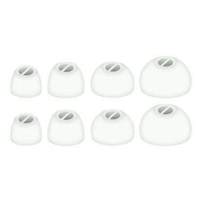 Ibley Siliconen oortips voor Sennheiser Momentum True Wireless 2/3/4/Sport wit - Siliconen Earplug - XS/S/M/L formaat - 4 paar - 4 maten - Sennheiser CX 1/Plus oortips - Sennheiser CX 400BT/500BT oortips - Ibley