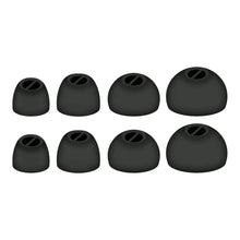 Ibley Siliconen oortips voor Sennheiser Momentum True Wireless 2/3/4/Sport zwart - Siliconen Earplug - XS/S/M/L formaat - 4 paar - 4 maten - Sennheiser CX 1/Plus oortips - Sennheiser CX 400BT/500BT oortips - Ibley