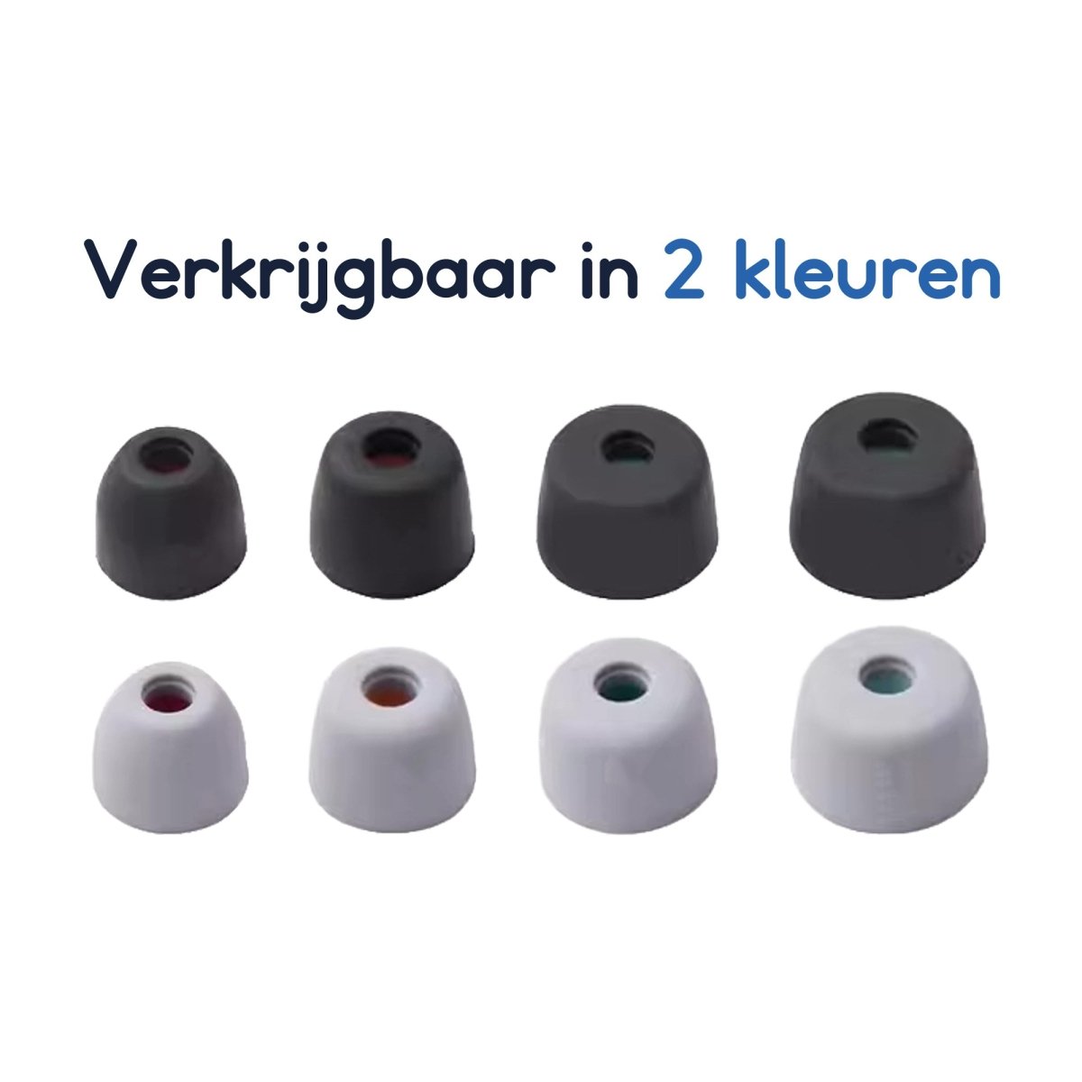 Ibley Siliconen oortips voor Sony WF - 1000xm5 grijs - Siliconen Earplug - XS/S/M/L formaat - 4 paar - 4 maten - Ibley
