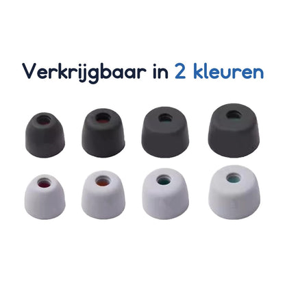 Ibley Siliconen oortips voor Sony WF - 1000xm5 zwart - Siliconen Earplug - XS/S/M/L formaat - 4 paar - 4 maten - Ibley