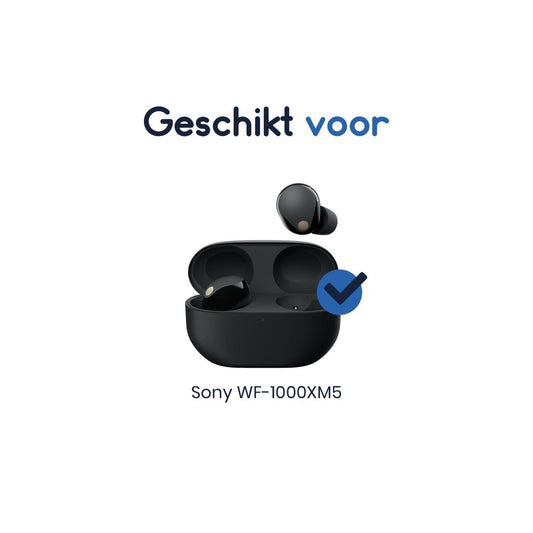 Ibley Siliconen oortips voor Sony WF - 1000xm5 zwart - Siliconen Earplug - XS/S/M/L formaat - 4 paar - 4 maten - Ibley