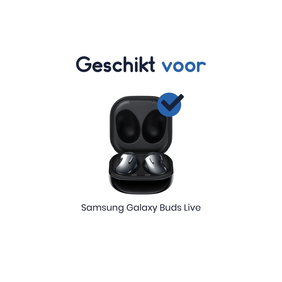 Ibley siliconen tips voor Galaxy buds Live Rood - Siliconen Earplug - S/L formaat - 2 paar - 2 maten - Ibley