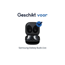 Ibley siliconen tips voor Galaxy buds Live Zwart - Siliconen Earplug - S/L formaat - 2 paar - 2 maten - Ibley