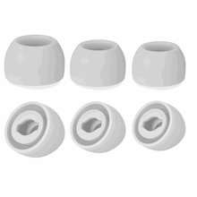 Ibley Siliconen tips voor Samsung Galaxy Buds Pro wit met mesh – Siliconen Ear Tips – Met Mesh – S/M/L Formaten – 3 Paar - Ibley
