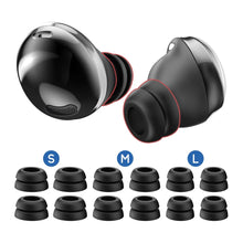 Ibley Siliconen tips voor Samsung Galaxy buds pro zwart double flange - Siliconen Earplug - Double flange design - S/M/L formaat - 6 paar - 3 maten - Ibley