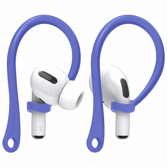 Ibley Sport hooks paars voor Apple AirPods Pro 1/2 & AirPods 3/4 - Oorhaken - Siliconen sport haken - Geschikt voor AirPods Pro 1/2 en Apple AirPods 3/4 - Set van 2 - Ibley