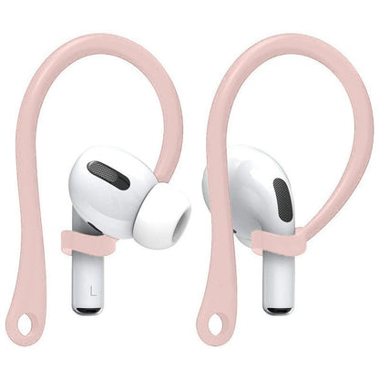 Ibley Sport hooks roze voor Apple AirPods Pro 1/2 & AirPods 3/4 - Oorhaken - Siliconen sport haken - Geschikt voor AirPods Pro 1/2 en Apple AirPods 3/4 - Set van 2 - Ibley