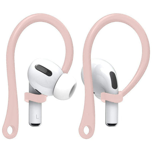 Ibley Sport hooks roze voor Apple AirPods Pro 1/2 & AirPods 3/4 - Oorhaken - Siliconen sport haken - Geschikt voor AirPods Pro 1/2 en Apple AirPods 3/4 - Set van 2 - Ibley