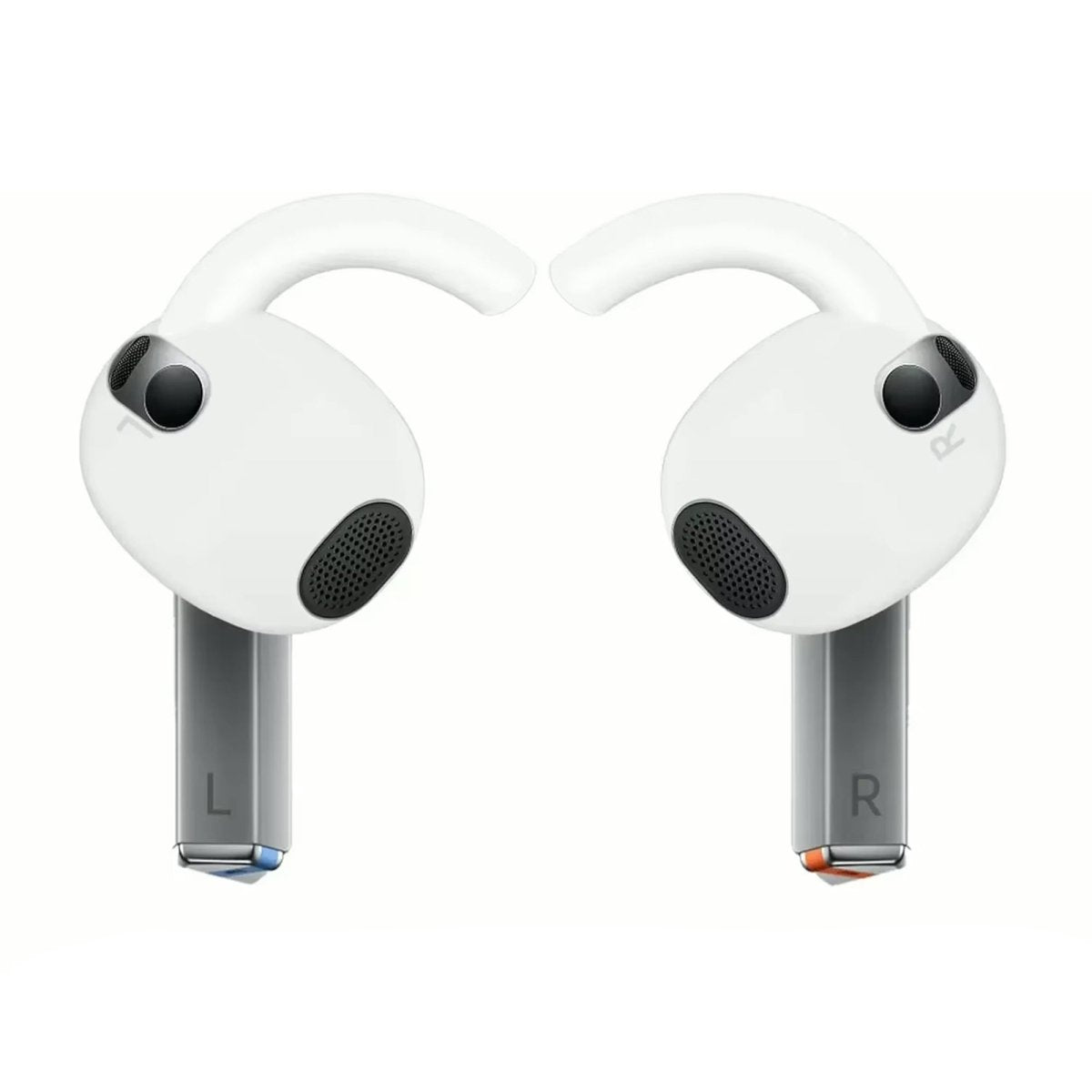 Ibley Sport hooks wit voor Samsung Galaxy Buds 3 - Oorhaken - Siliconen sport haken - Geschikt voor Samsung Galaxy Buds 3 - Set van 2 - Ibley