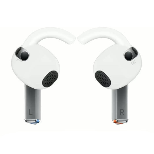 Ibley Sport hooks wit voor Samsung Galaxy Buds 3 - Oorhaken - Siliconen sport haken - Geschikt voor Samsung Galaxy Buds 3 - Set van 2 - Ibley