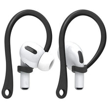 Ibley Sport hooks zwart voor Apple AirPods Pro 1/2 & AirPods 3/4 - Oorhaken - Siliconen sport haken - Geschikt voor AirPods Pro 1/2 en Apple AirPods 3/4 - Set van 2 - Ibley