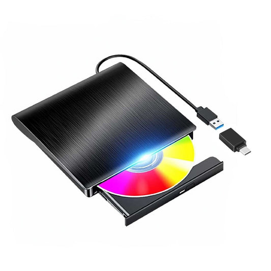 Ibley USB 3.0 DVD/CD Speler & Brander - Compact en Draagbaar - Plug & Play voor Windows, Mac & Linux - Ibley