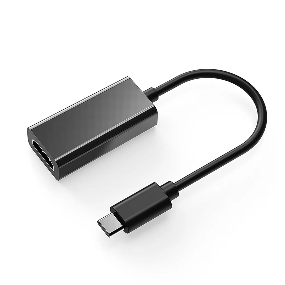 Ibley USB-C naar HDMI Adapter – 4K @60Hz – Plug & Play – Zwart – Compact & Universeel