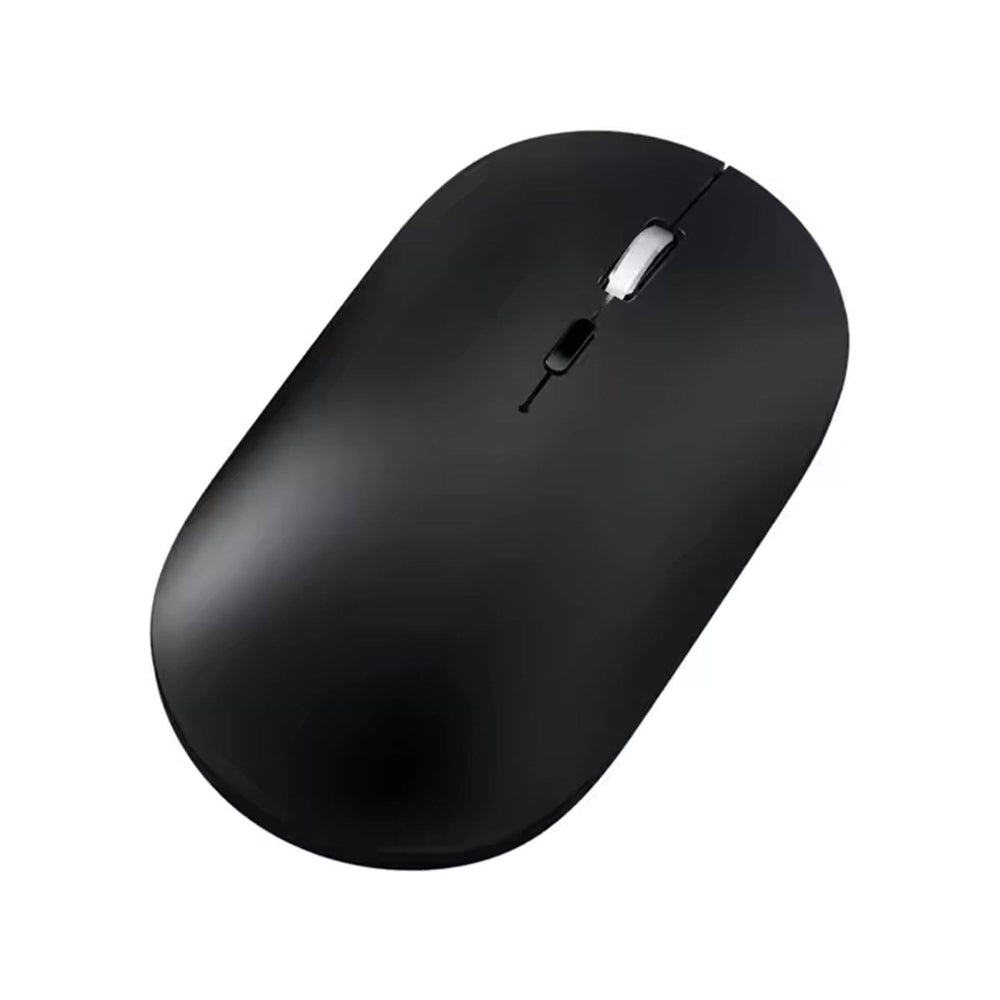 Ibley X2 Computermuis Zwart - Draadloze Oplaadbare Muis – Stil Klikken – Bluetooth 5.0 & USB – DPI Instelbaar – USB-C – Plug & Play