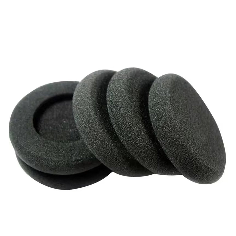 Ibley Zachte foam oorkussens 35mm - 6 stuks / 3 paar - universeel geschikt - Spons oordop kussens - voor hoofdtelefoons - Zwart
