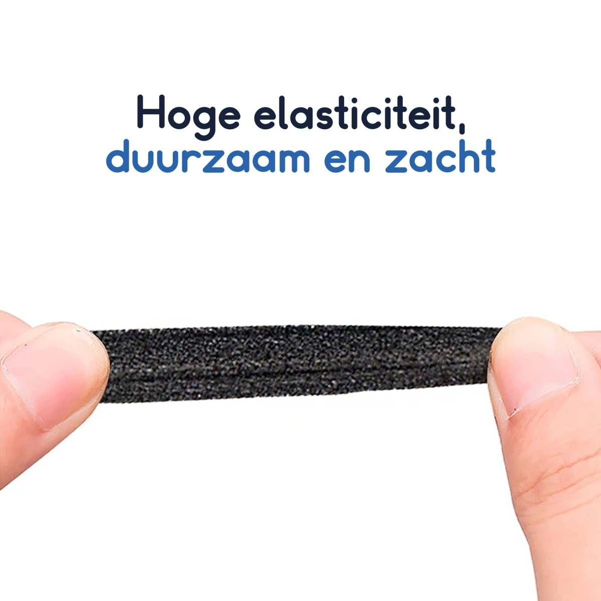 Ibley Zachte foam oortips 19mm - 10 stuks / 5 paar - universeel geschikt - Spons oordop kussens - voor oortjes - Zwart - Ibley