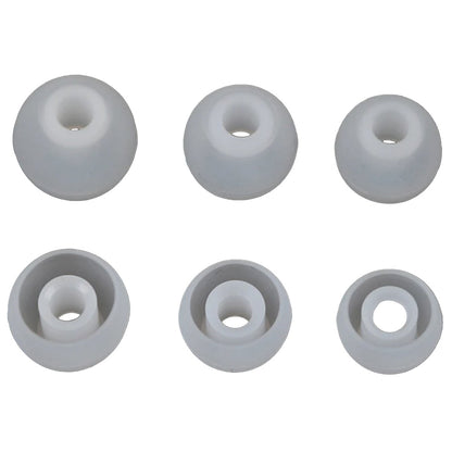 Ibley Zachte siliconen oortips wit - 3 paar / 3 maten - universeel geschikt - S / M / L formaat - oordopjes set - voor oortjes - Ibley