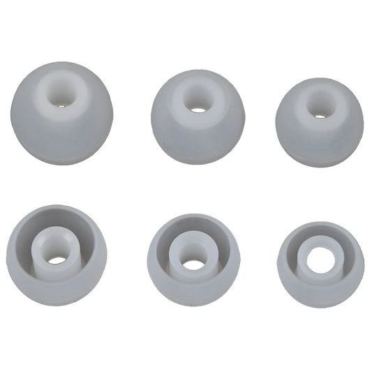 Ibley Zachte siliconen oortips wit - 3 paar / 3 maten - universeel geschikt - S / M / L formaat - oordopjes set - voor oortjes - Ibley