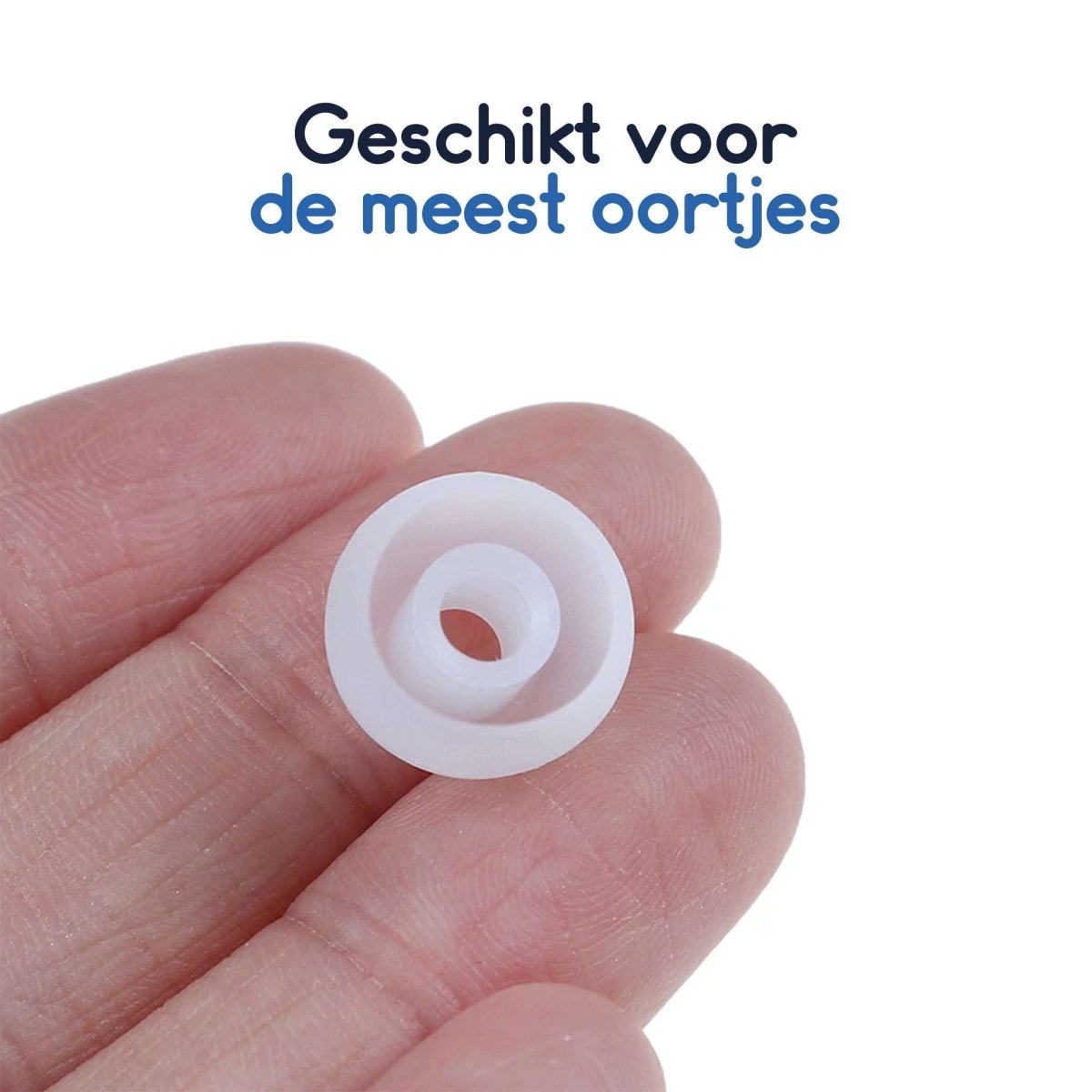 Ibley Zachte siliconen oortips zwart - 3 paar / 3 maten - universeel geschikt - S / M / L formaat - oordopjes set - voor oortjes - Ibley
