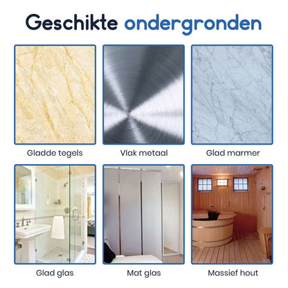 Ibley Zelfklevende Spijker – Monteren zonder boren – Wit – 1 stuk – Herbruikbare plakstrip – Voor wandmontage - Ibley
